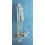 Shelf Support Clear 5mm steel pin X 5/8 shelf 113247 60/bag