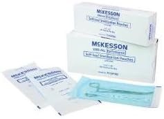 MCK Brand 73392400 Sterilization Pouch Ster-all Performance Eo Gas / Steam 12 X 18 Inch Transparent / Blue Self Seal Paper / Film 73-ssp391 Box Of 200