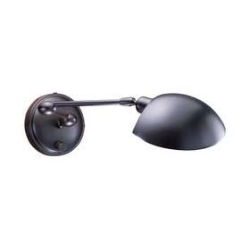 Holtkoetter Old Bronze Finish Halogen Swing Arm Wall Lamp