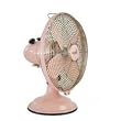 Minka-Aire Fans F300PNK 11" Retro Style Desk Fan - Pink