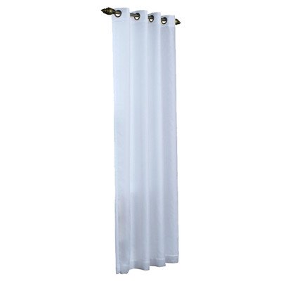 Thermaviole Rhapsody Lined Voile Window Panel, White