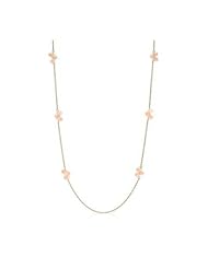 36 Inch Beaded Station Necklace