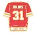 Kansas City Chiefs Priest Holmes Player Pin