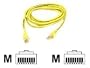 14FT CAT6 Yellow Sngls RJ45M/RJ45M Patch Comp Cert