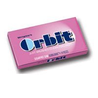 Wrigleys Orbit Sugar Free Chewing Gum, Bubblemint - 14 Pieces / Pack, 12 ea