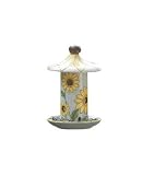 Bird Brain Carousel Sunflower Ceramic Bird Feeder