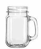 Plain Drinking Jar 16 oz., 12 per case, 12/CA