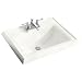 KOHLER K-2241-8-0 Memoirs Self-Rimming Lavatory, White