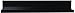 InPlace Shelving 0191358 Floating Shelf with Picture Ledge, Black, 23.6-Inch Wide by 4.5-inch Deep by 3.5-Inch High