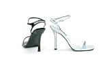 Spike, 4 Inch Stiletto Heel Sandal In 2 Colors, by Ellie Shoes