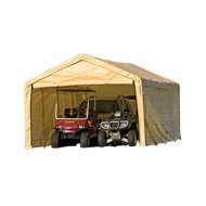 ShelterLogic 12-Feet Super Max Canopy Accessories Enclosure Kit, Tan, 12 x 26-Feet