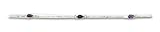 Sterling Silver Amethyst Ankle Bracelet - 9 inch