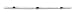 Sterling Silver Amethyst Ankle Bracelet - 9 inch