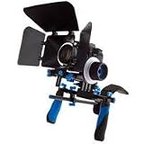Digital Shoulder Rig Follow Focus Camcorder Steady DSLR Video Cam Camera RL02FSET