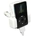 3 in 1 Car Kit for Ipod is a Car Charger Plus Fm Transmitter / Holder Full Range Frequency Plus (White)