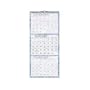 Three Month Marbleized Graphic Reference Wall Calendar, 12 1/4 x 27 (VIO86640) Category: Wall