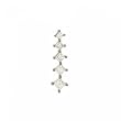 Princess Diamond Journey Pendant in 14K Yellow Gold