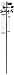 Brema 140590 Gartenthermometer mit Wetterfahne und Regenmesser