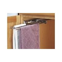Rev-A-Shelf 563-47 C Three Prong Pull-Out Towel Bar - Wire-Chrome
