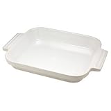 Cuisinart Chef's Classic Ceramic Bakeware 10-Inch Open Rectangular Baker, White