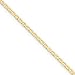 14k 1.5mm Anchor Link Chain Necklace - 16 Inch