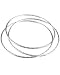 Set of 3 Textured Sterling Bangles