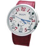 Peanuts Snoopy Fashion Watch – Large Dial watch (red)