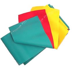 Thera-Band Latex-Free Exercise Band Pack - 1 Thin/1 Med/1 Heavy - 4 in. X 6 ft. ea.