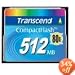 Transcend TS512MCF80 512MB 80x Type I Compact Flash Card
