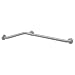 Bobrick 6861 Stainless Steel 2 Wall Shower Grab Bar with Snap Flange, Satin Finish, 1-1/2" Diameter x 15-7/8" Width x 30-7/8" Depth