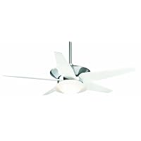 Casablanca C17G199A Vita Ceiling Fan, Chrome