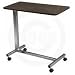 Non Tilt Overbed Table w/ Silver Vein Finish