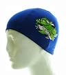 Childs Fabric Swim Hat With Cartoon Motif Blue