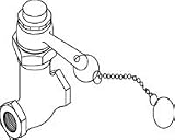Tools & Hardware : Central Brass 0335-1/2 Self-Closing Shower Stop Lever Handle & Pull Chain, Chrome
