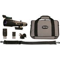 Tele Vue 60mm Spotting Scope Package with Scope, Erect Prism,Qwik-Point Finder, 2 Eyepieces: 8-24mm Zoom (15-45x), 5mm Nagler Type 6 (72x), and Custom Fitted Carry Bag