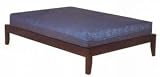Cottonwood Stockholm 100% Solid Hardwood Queen Size Mahogany Finished Futon Platform Bed Frame