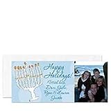 Menorah Photo Card Holiday Digital Photo Cards