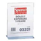 Double Exposure T Frame, 8 1/2x11, Clear Acrylic (SPR02321) Category: Frames
