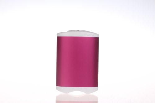 Portable 4400mah Rechargeable Hand Warmer with USB External Battery Pack with Flashlight (Cherry Pink)