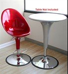 Adjustable Contemporary Mu Bar Stool - Set of 2