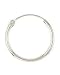 Sterling Silver 3/4-Inch Hoop Earrings