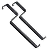 Deck Flower Box Railing Bracket, 2pk Black