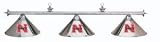 Nebraska Chrome Sconce Billiard Light - 58 - NCAA Team