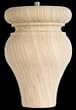 4-3/4" TULIP BUN Foot [CAPITOL CITY LUMBER]