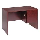 Genoa™ Series Single Right Pedestal Desk, Mahogany, 45w x 24d x 29h (GLBG2445SPRMAF)