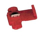 Quick Splice Wire Tap Connector 22-18 Gauge (Red) - 100 Pack