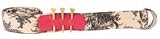 Toile & Pink Golf Belt