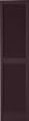 Richwood Black 15x75 Open Louver Shutter Pair (Vinyl)