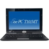 New Asus Eee Pc T101mt Eu37 Bk Inch Led Net Tablet Pc Intel Atom Ghz Black Wi Fi 10.1 N570 1.66