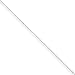 .50mm, 10 Karat White Gold, Cable Rope Chain - 16 title=